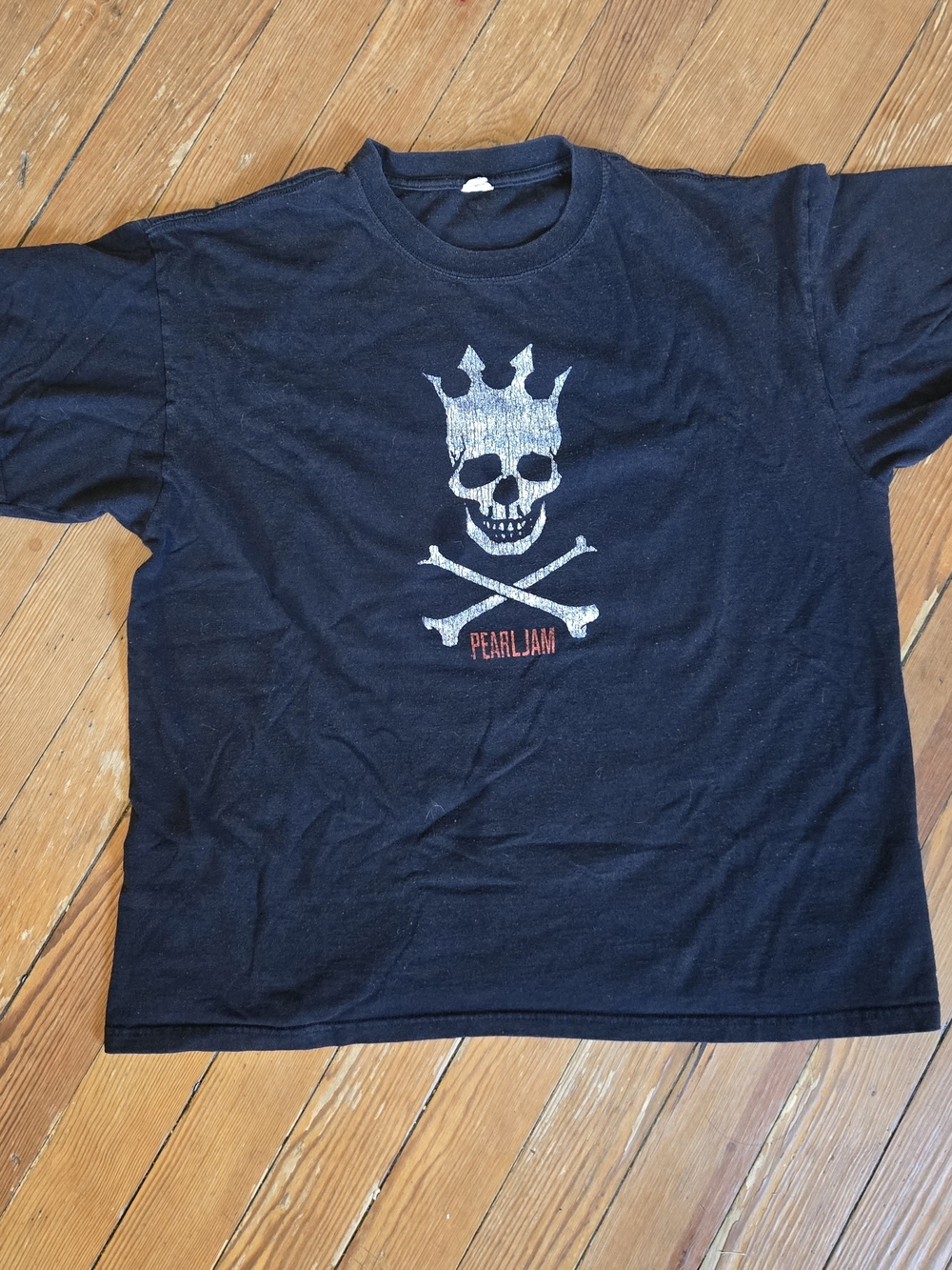 Pearl Jam Skull And Crossbones XXL T-Shirt Vintage The Riot Act Tour 2003 Grunge